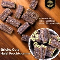 Bricks Cola 250g Halal Fruchtgummi fruchtiger Geschmack
