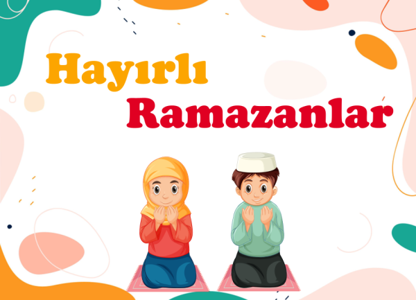 Ramadan Postkarte auf Türkisch - 3er Set