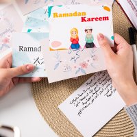 Ramadan Wünsche aus aller Welt: Postkarten in verschiedenen Sprachen