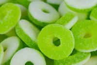 Fizzy Apple Rings 500g Halal Fruchtgummi fruchtiger Geschmack