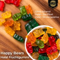 Happy Bears 500g Halal Fruchtgummi fruchtiger Geschmack