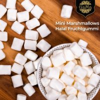 Mini Marshmallows Wei&szlig; 1kg Halal Fruchtgummi fruchtiger Geschmack